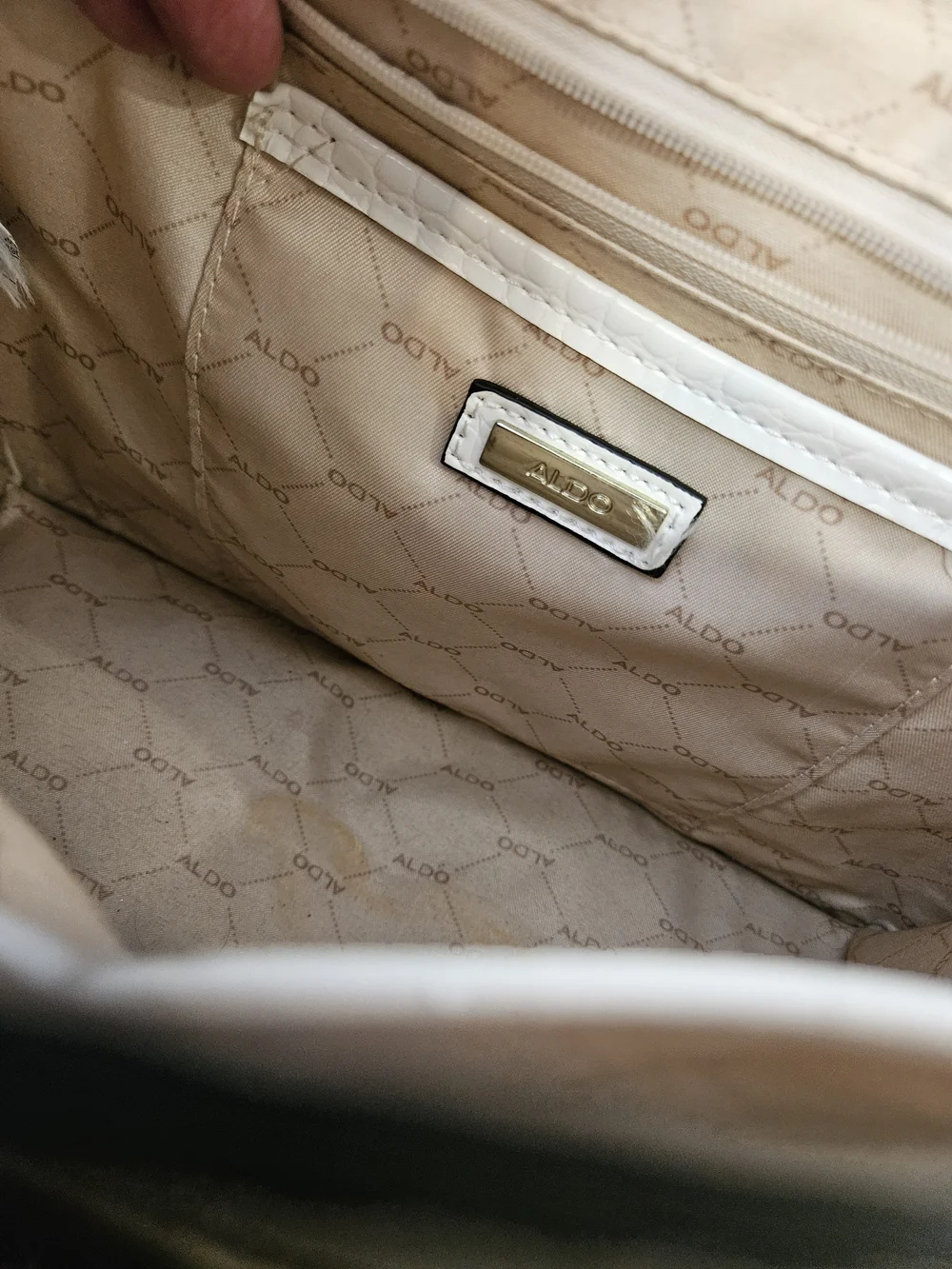 Aldo Anniebrook Flap Satchel Crossbody Purse - Picture 8 of 8